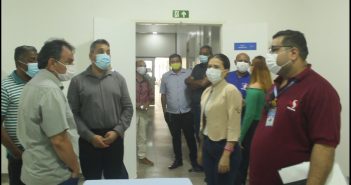 Visita da Equipe da Secretaria de Saúde do Estado