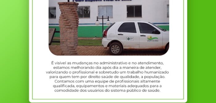 Mudanças no Administrativo no Hospital Municipal Paulo Augusto Vidal de Lima